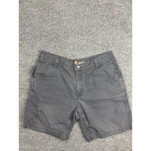 Carhartt Cargo Shorts Mens 38 Gray Force Relaxed Fit Work Ripstop 10 Inseam